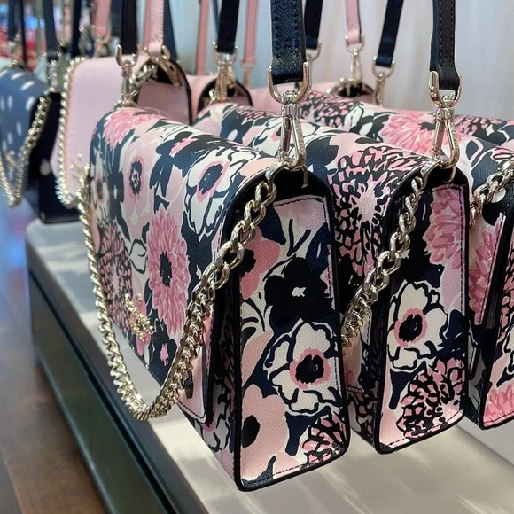 Kate Spade carson convertible crossbody PINK MULTI - Picture 12 of 16